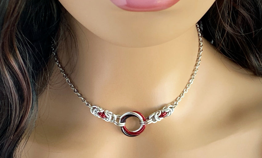 Submissive Day Collar Male or Female BDSM Lock 24/7 Wear