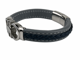 Leather Shackle Bracelet