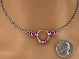 Morse Code BDSM O Ring Chainmaille Custom