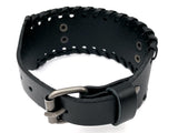 Leather Men's Wolf Bracelet, Master