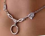 Rose Celtic Knot O Ring