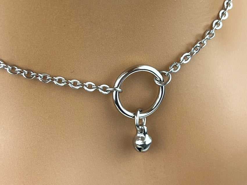 Slave Bell O Anklet or Collar silver - gold- or rose gold