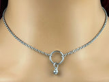 Slave Bell O Anklet or Collar silver - gold- or rose gold