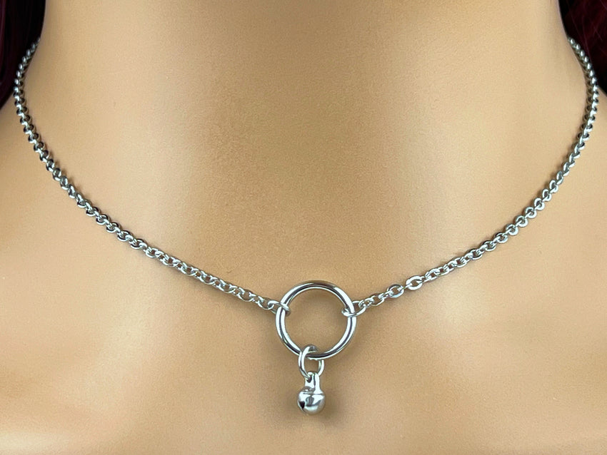Slave Bell O Anklet or Collar silver - gold- or rose gold