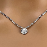 Diamond Sterling Silver Rope Infinity