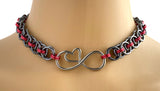 Ready to Ship Chainmaille Infinity Heart