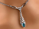 Sterling Silver Celtic w/ Topaz