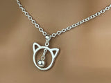 Sterling Silver Kitten with Bell