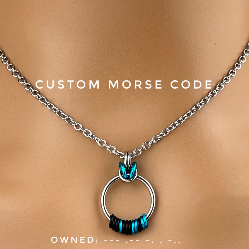 Custom Morse Code O Ring