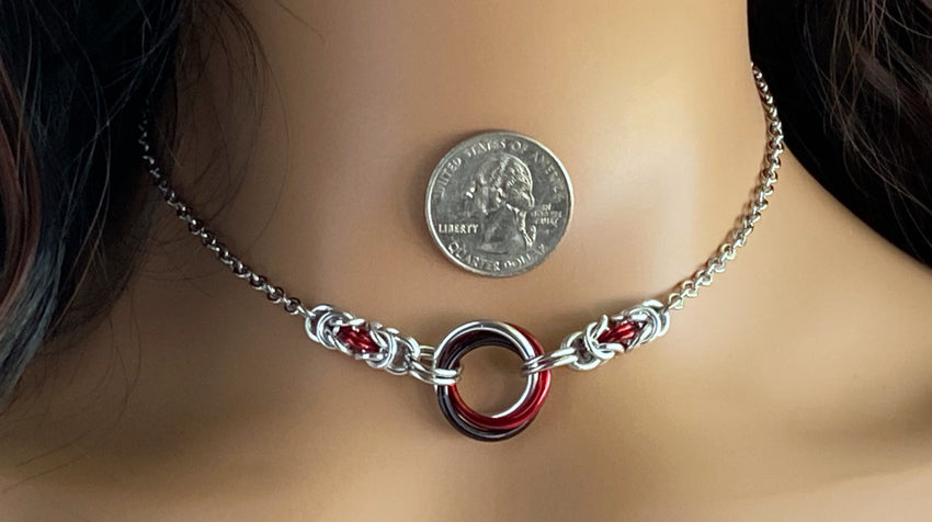 Submissive Day Collar Male or Female BDSM Lock 24/7 Wear