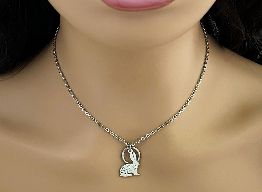 Submissive Bunny  Collar, Discreet Day Collar, 24/7 Wear