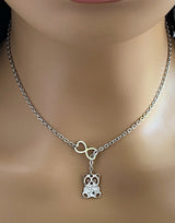 Heart Infinity with Panda Bear