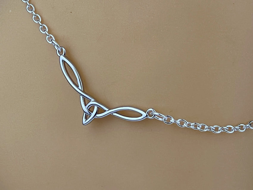 Celtic Knot Anklet/ Bracelet Silver-Gold-or Rose Gold