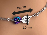 Rose Lovers O Ring Knot