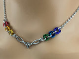Celtic Rainbow Pride Necklace