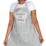 Daddy’s Lil Helper Apron — Kinky Baking Apron with Heart Lock Design