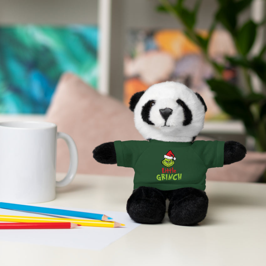 ittle Grinch Christmas Plushie – Stuffed Animal with T-Shirt