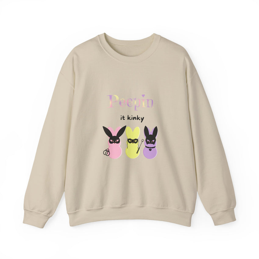 Peep it Kinky Sweatshirt Easter BDSM Sexy Shirt