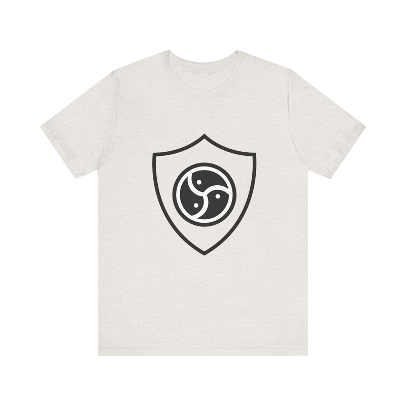 Dom Shield Unisex Tee - BDSM Lifestyle Dominant Symbol Shirt