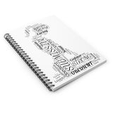 Submissive's Word Art Journal Spiral Notebook