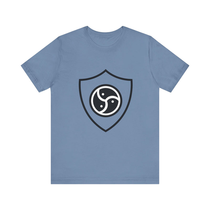 Dom Shield Unisex Tee - BDSM Lifestyle Dominant Symbol Shirt