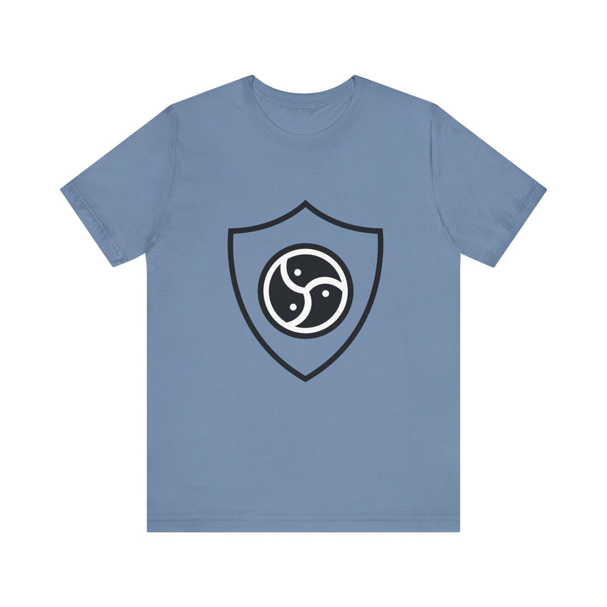 Dom Shield Unisex Tee - BDSM Lifestyle Dominant Symbol Shirt