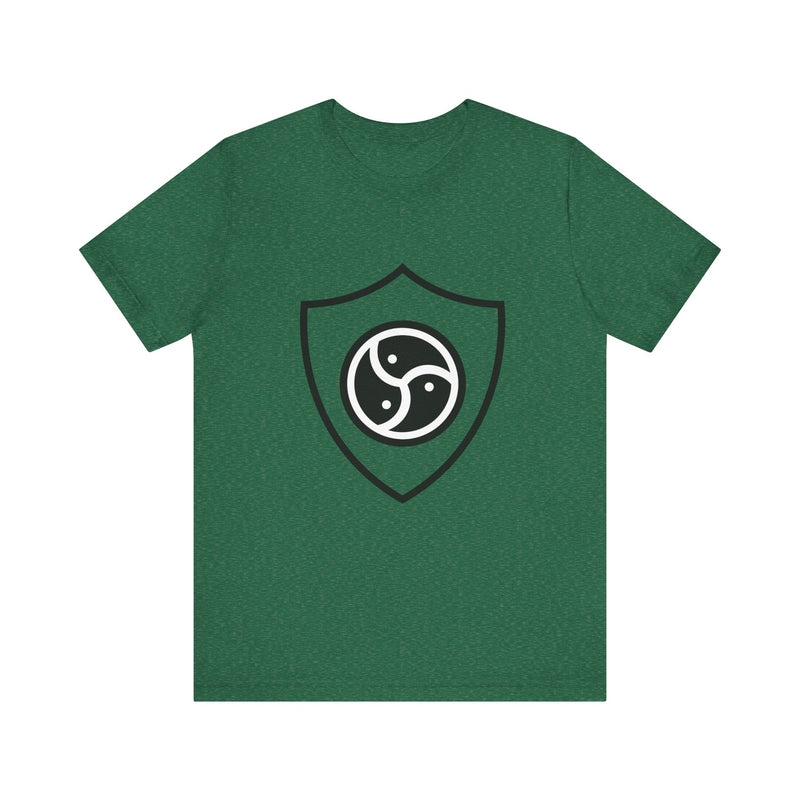 Dom Shield Unisex Tee - BDSM Lifestyle Dominant Symbol Shirt