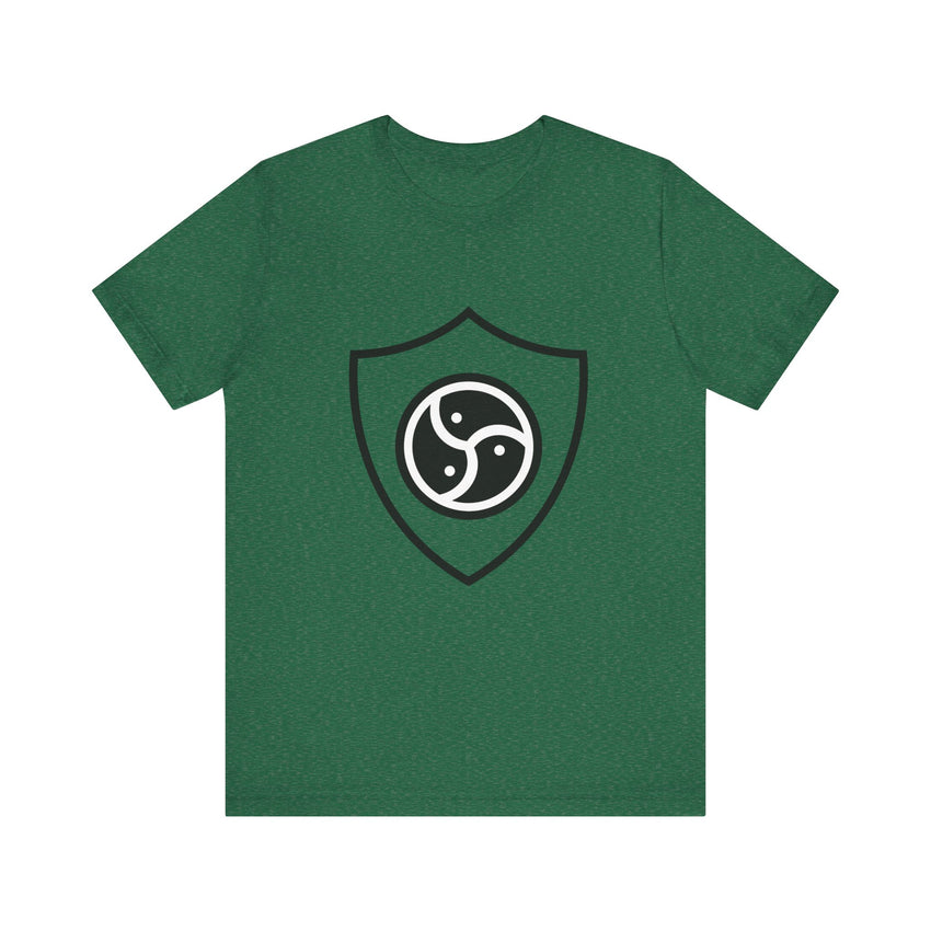Dom Shield Unisex Tee - BDSM Lifestyle Dominant Symbol Shirt