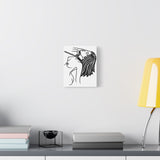 BDSM Line Art Canvas | Ball Gag Wall Art | Modern Alternative Lifestyle Décor