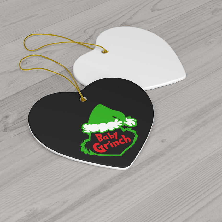 Baby Grinch Ceramic Ornament Christmas Tree Decor