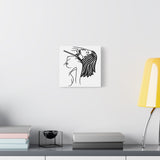 BDSM Line Art Canvas | Ball Gag Wall Art | Modern Alternative Lifestyle Décor