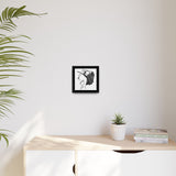 Minimalist BDSM Line Art Framed Canvas | Ball Gag Wall Art | Modern Alternative Lifestyle Décor