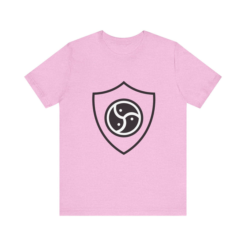 Dom Shield Unisex Tee - BDSM Lifestyle Dominant Symbol Shirt