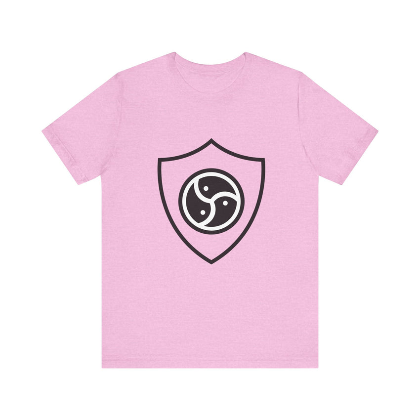Dom Shield Unisex Tee - BDSM Lifestyle Dominant Symbol Shirt