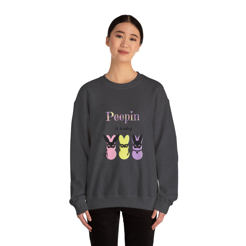 Peep it Kinky Sweatshirt Easter BDSM Sexy Shirt