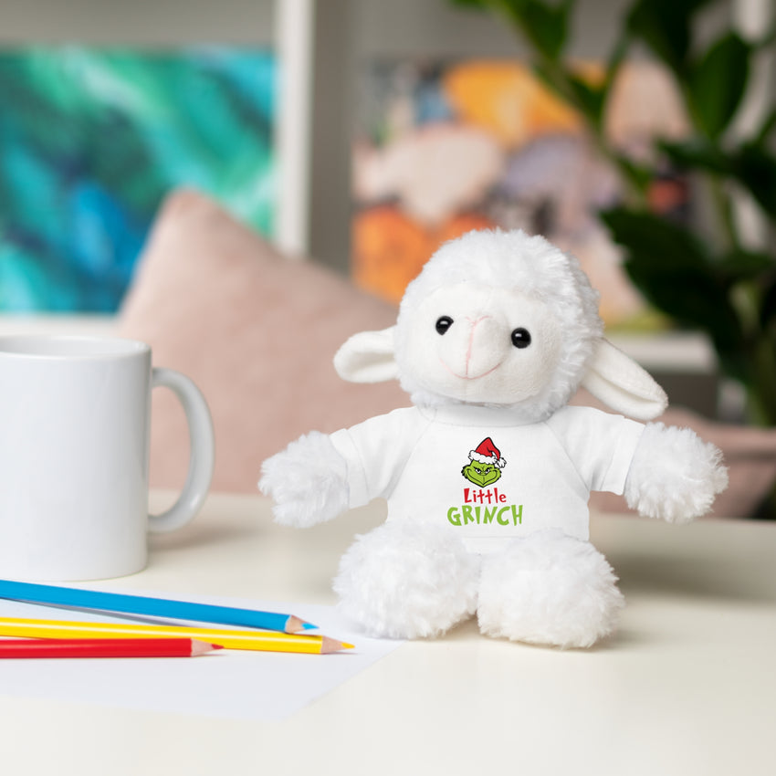 ittle Grinch Christmas Plushie – Stuffed Animal with T-Shirt