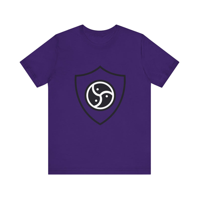 Dom Shield Unisex Tee - BDSM Lifestyle Dominant Symbol Shirt