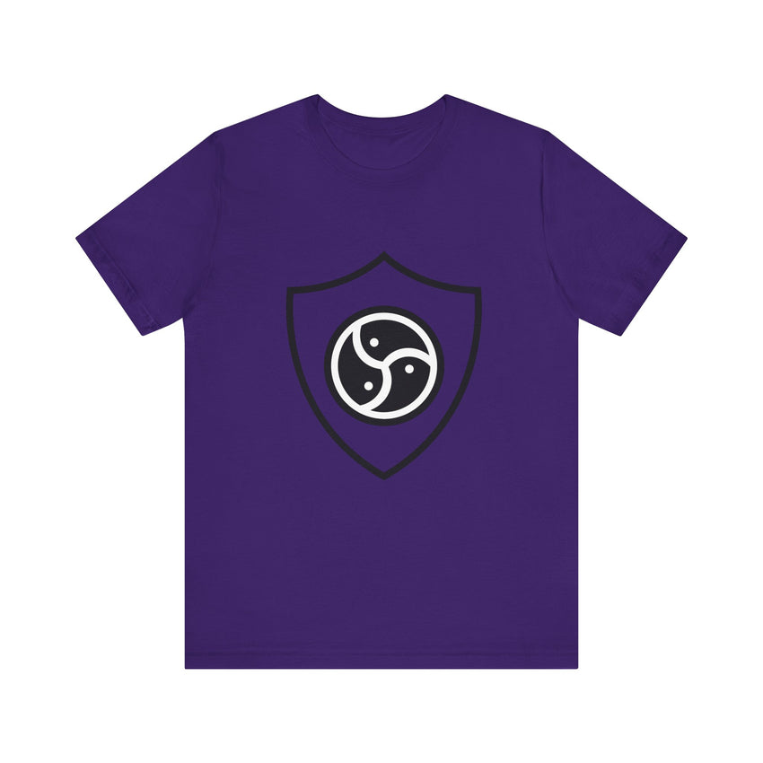 Dom Shield Unisex Tee - BDSM Lifestyle Dominant Symbol Shirt