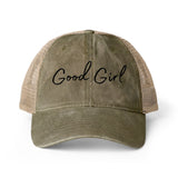 “Good Girl” Cap – Gift for Submissive, Discreet Praise Wear