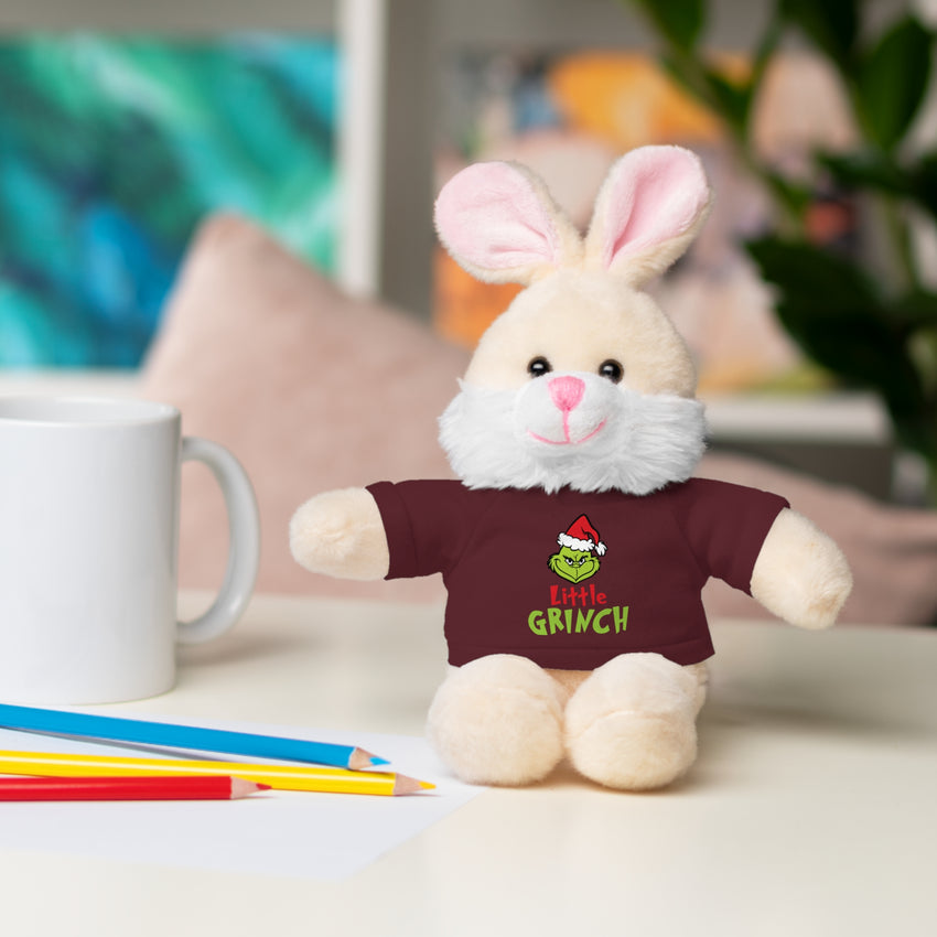 ittle Grinch Christmas Plushie – Stuffed Animal with T-Shirt