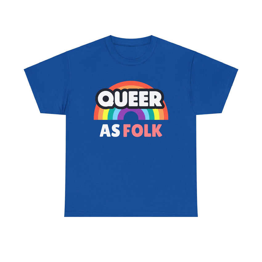 Queer as Folk T-shirt LGBTQ+ Pride Shirt Gift