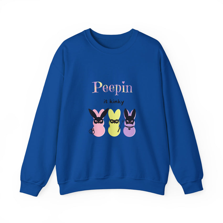 Peep it Kinky Sweatshirt Easter BDSM Sexy Shirt