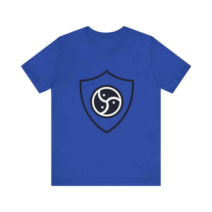 Dom Shield Unisex Tee - BDSM Lifestyle Dominant Symbol Shirt