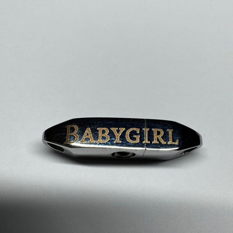 Engraved 'Babygirl' Captive Lock™