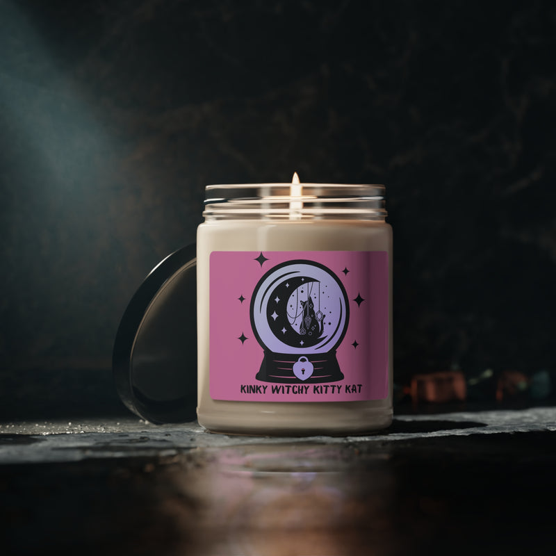 Kinky Kitten Candle Witchy Home Decor BDSM Gift Pet Play Fetish