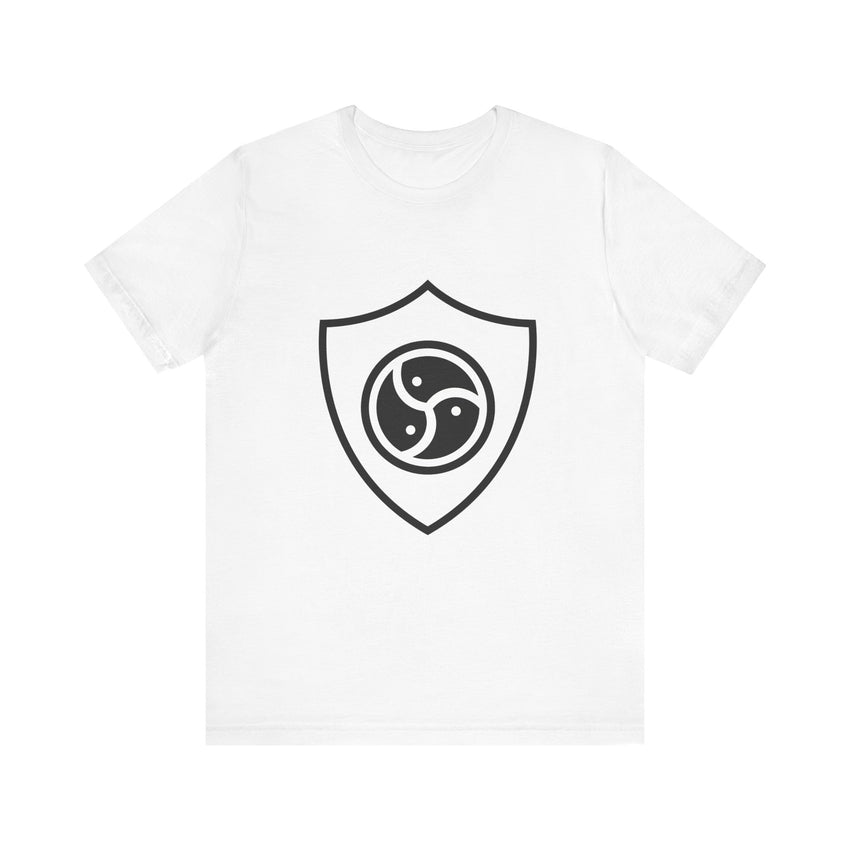 Dom Shield Unisex Tee - BDSM Lifestyle Dominant Symbol Shirt