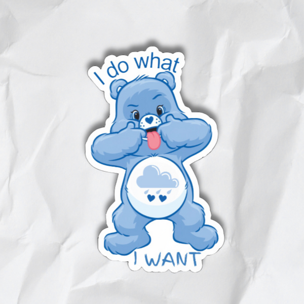 Grumpy Bear Sticker