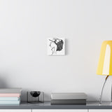 BDSM Line Art Canvas | Ball Gag Wall Art | Modern Alternative Lifestyle Décor