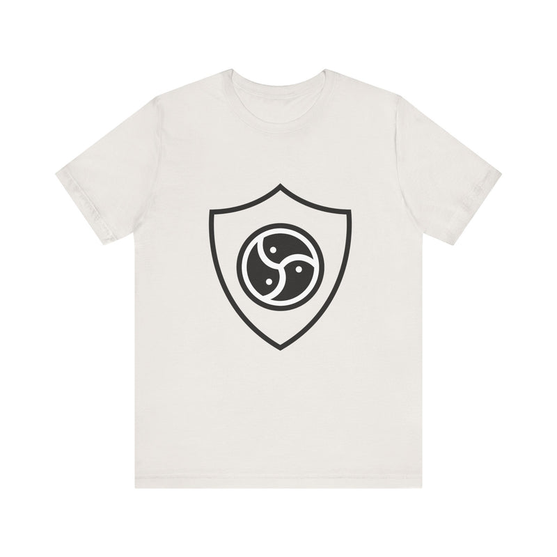Dom Shield Unisex Tee - BDSM Lifestyle Dominant Symbol Shirt
