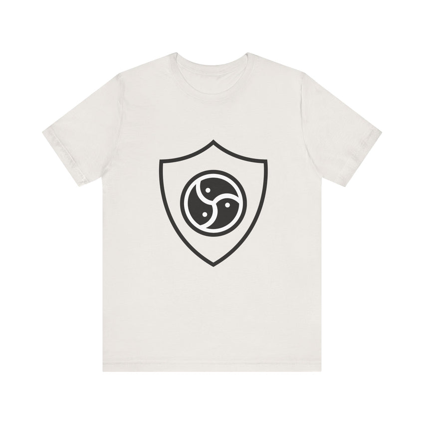 Dom Shield Unisex Tee - BDSM Lifestyle Dominant Symbol Shirt